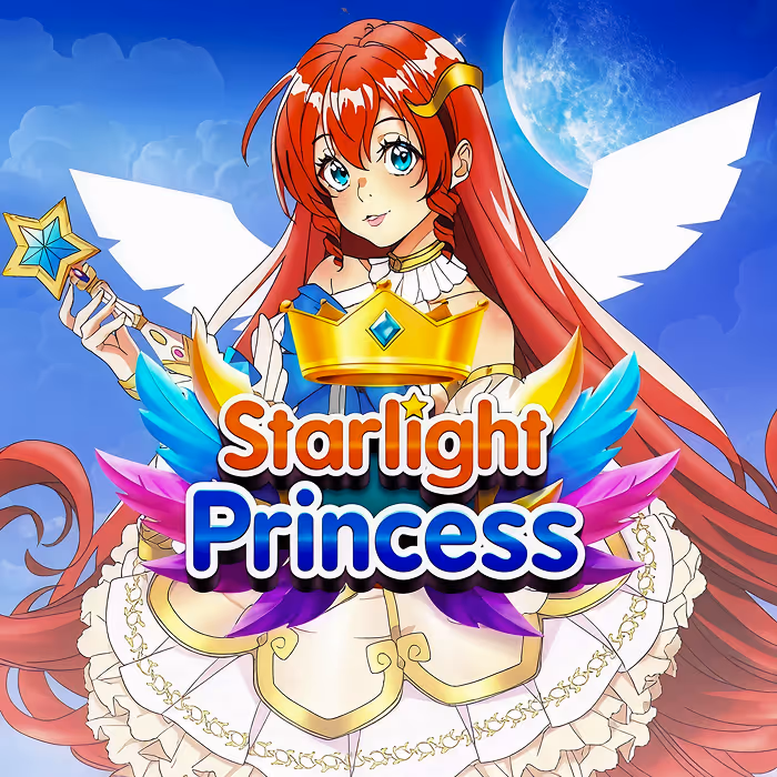 Starlight Princess slot game with anime-style graphics and tumble mechanics